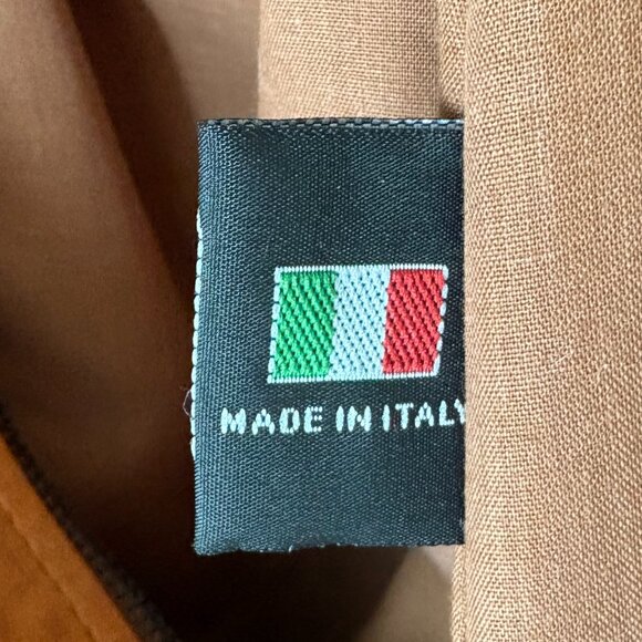 NWOT - De Nicola Light Brown Leather Jacket - Picture 12 of 13